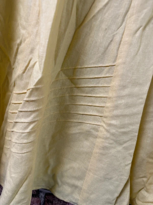 Damart Lemon Midi Skirt - Size 20