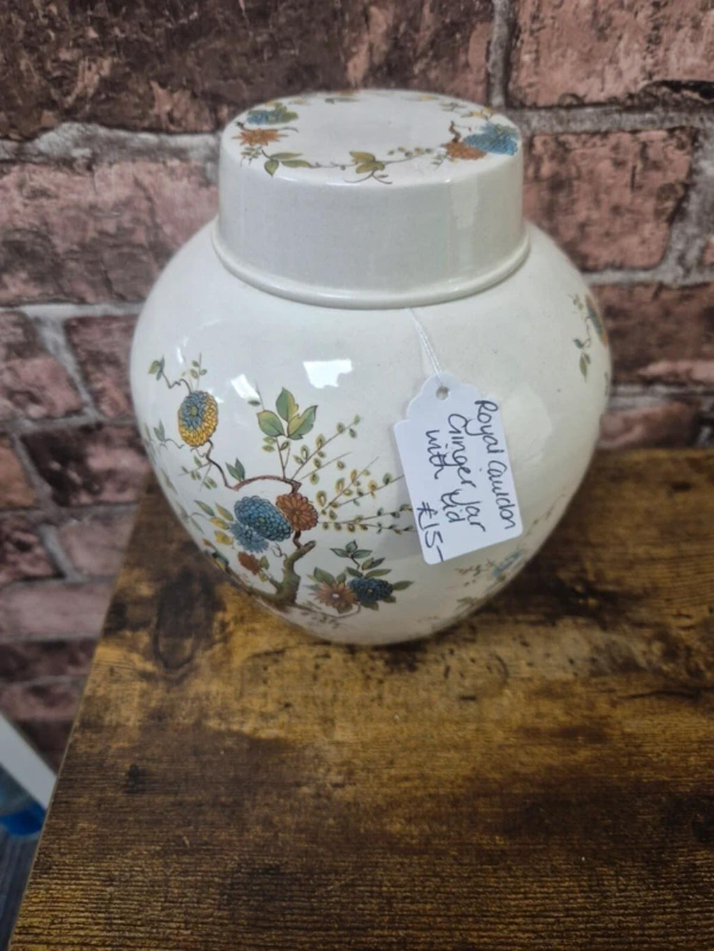 Royal cauldon Asian ginger jar