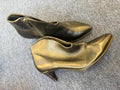 Ecco Black Low Heel Boots - Size 3