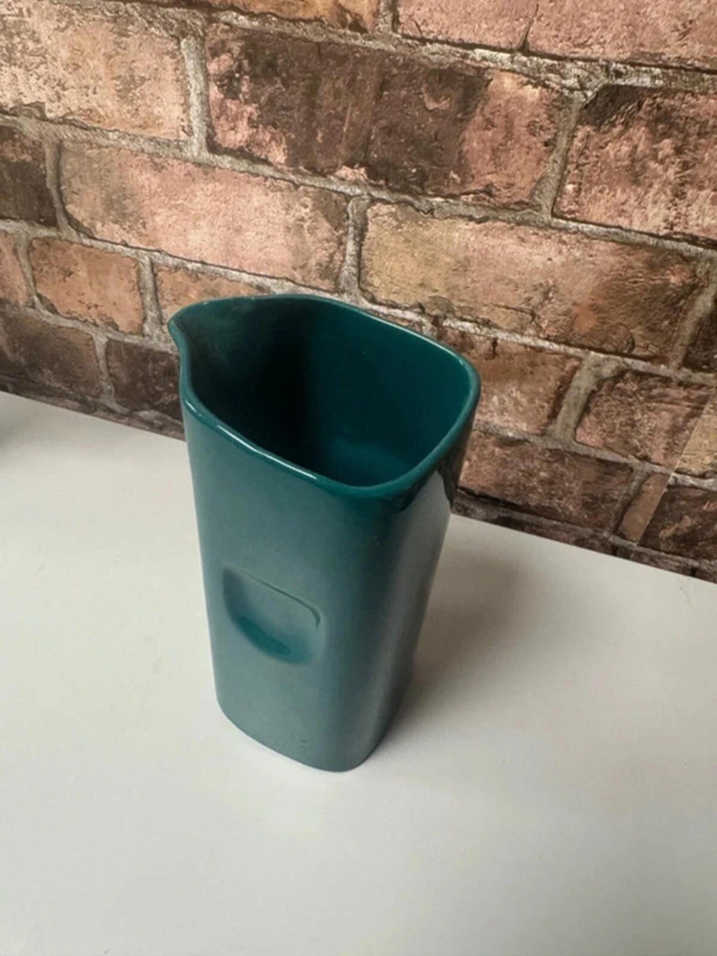 Vintage Teal Handless Jug