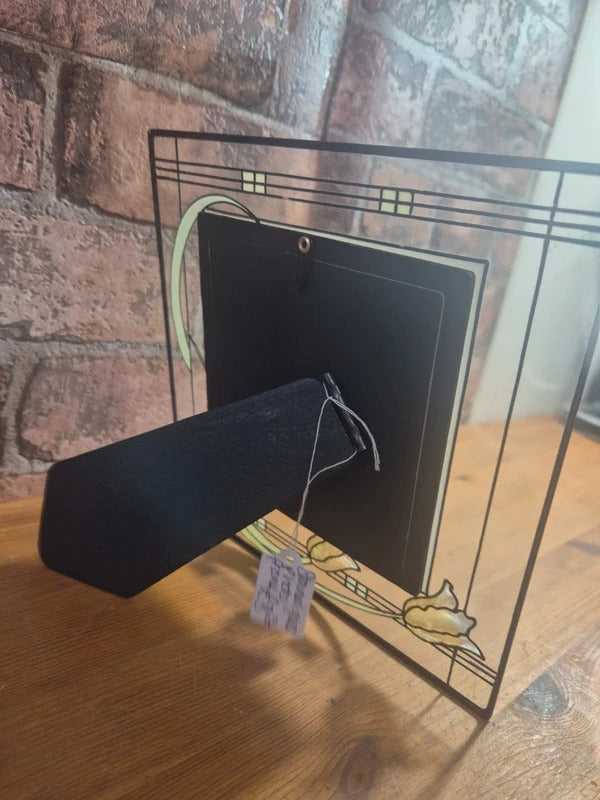 Stained glass photo frame