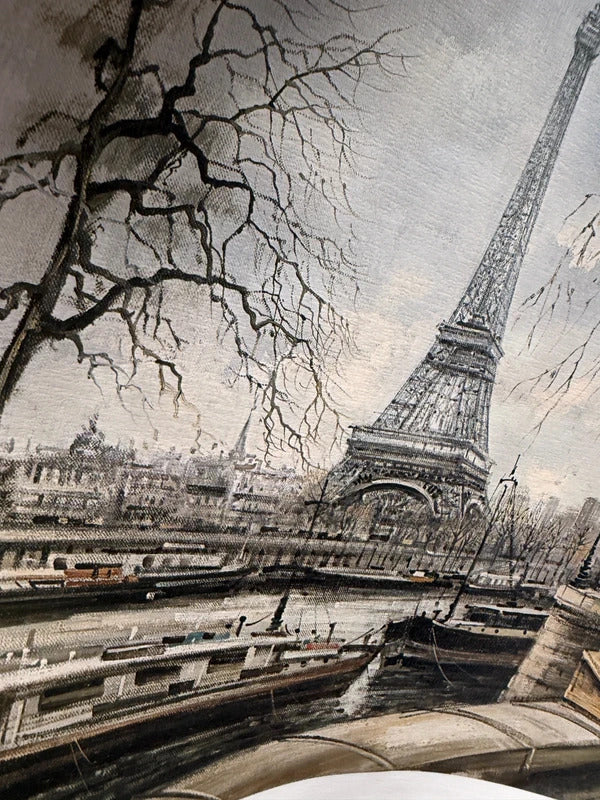Set of Three Lithograph Prints of Paris, Brunet