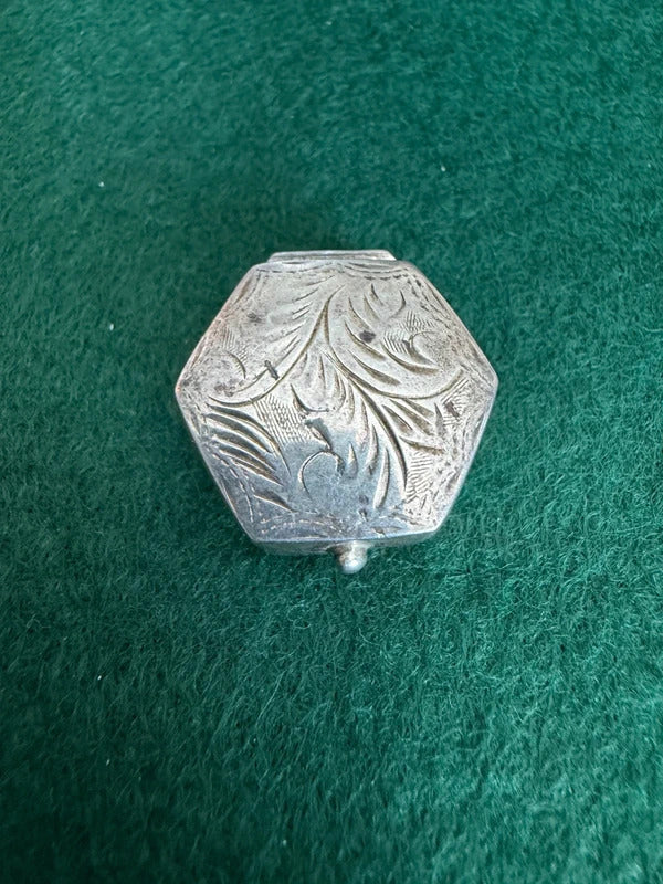 Sterling Silver Pill/Trinket Box
