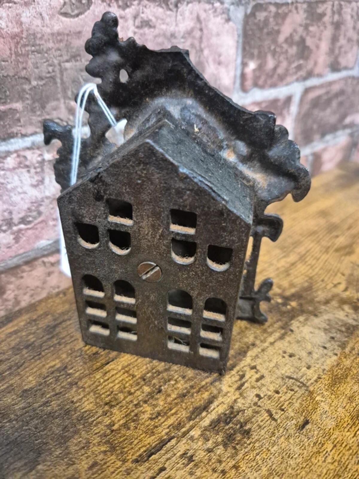 Antique Cast iron 'bear & hive' money box