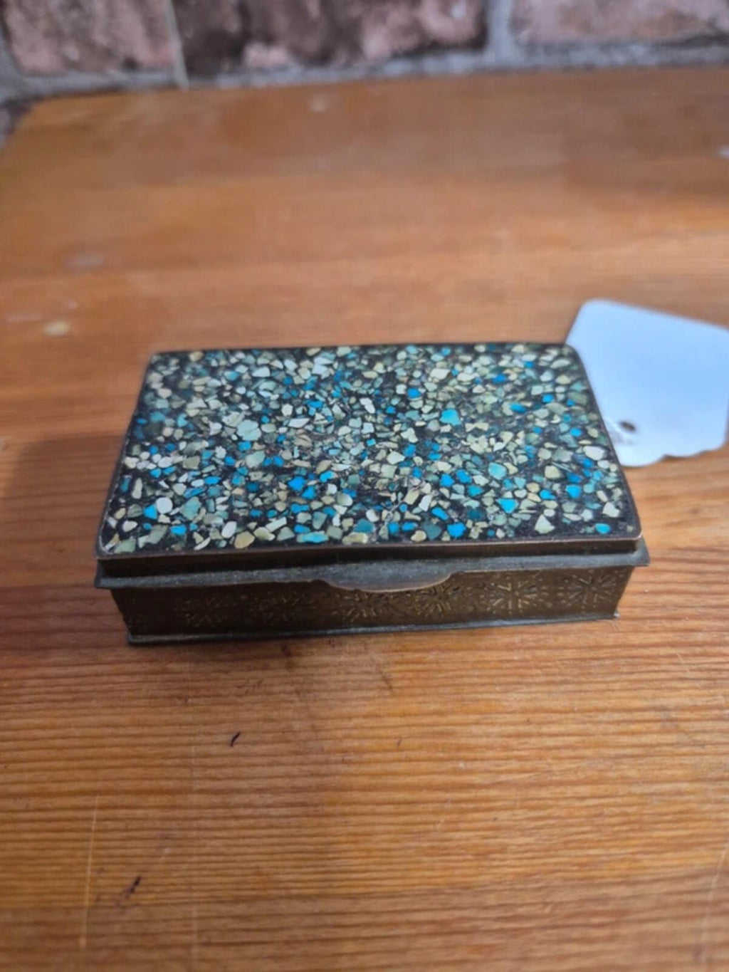 Brass trinket box