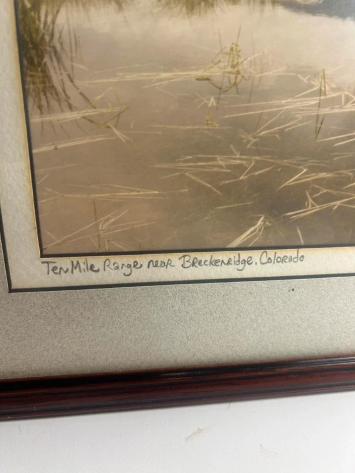 Ten Mile Range Signed and Framed Print