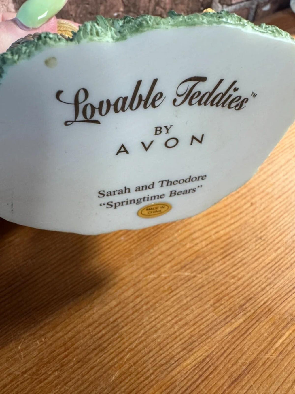 Loveable Teddies by Avon Springtime Bears