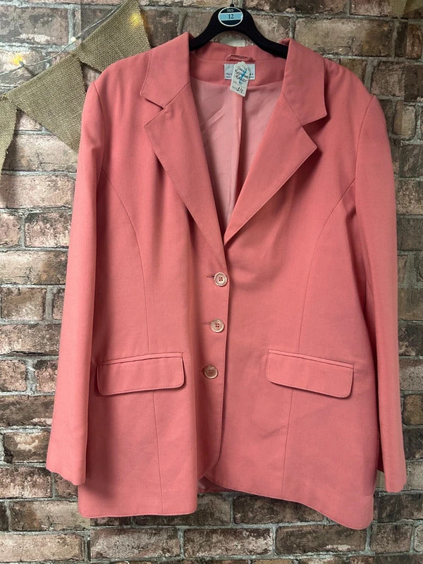 Paul Separates Vintage Pink Blazer - Size 16