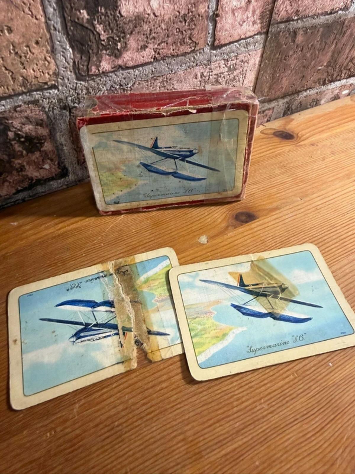 Vintage BOC Playing Cards Supermarine S6