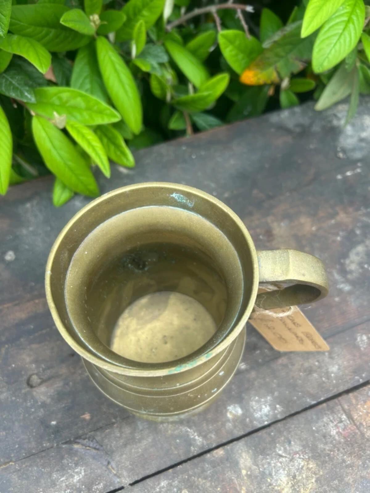 Vintage Brass Tankard