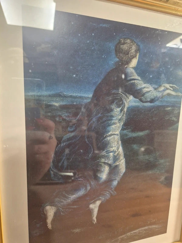 'Night sir' framed print