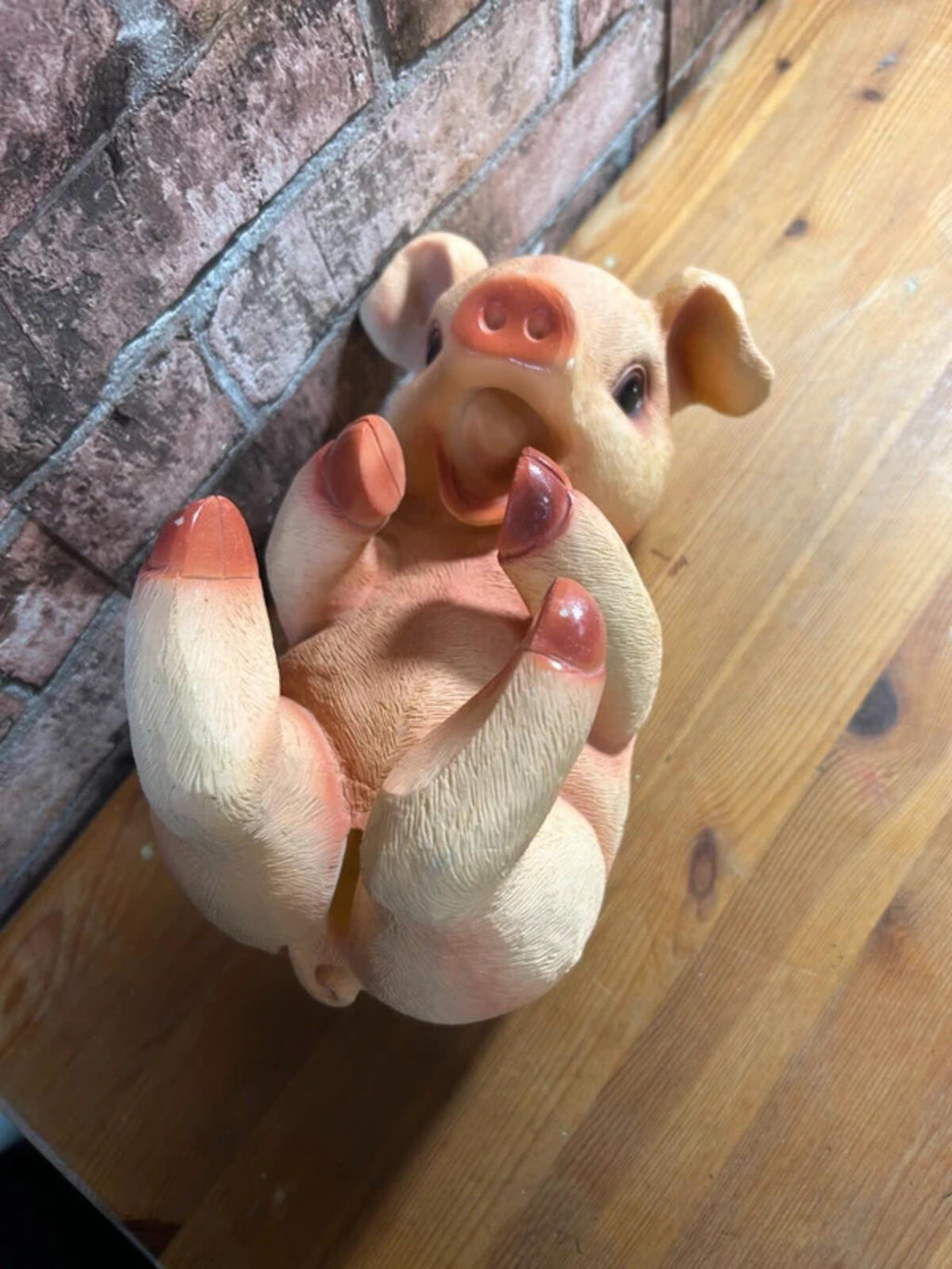 Pink Pig Wine Bottle Holder & Piggy Bank