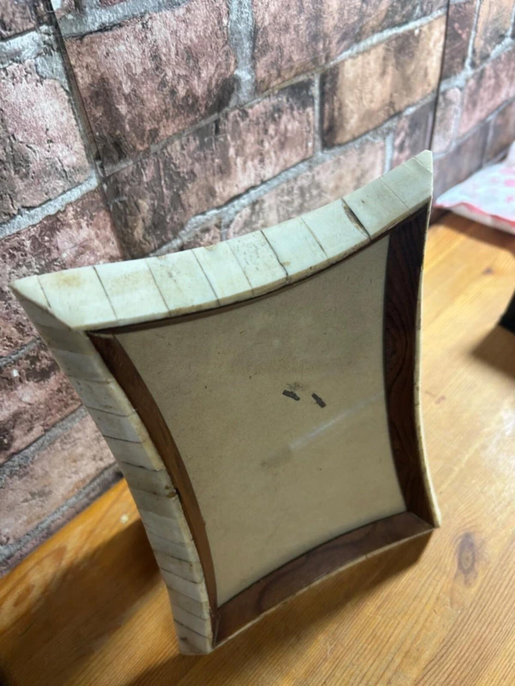 Curved Point Bone Picture Frame