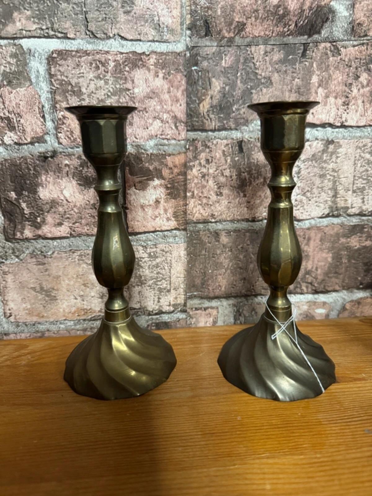Vintage Brass Candlesticks