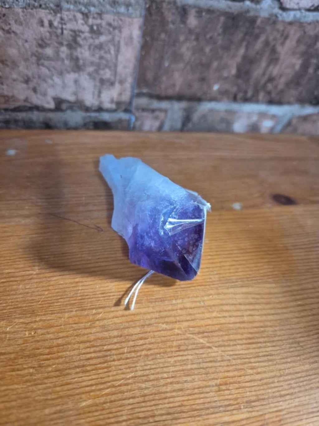 Amethyst Point naturally formed quartz crystal