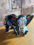 Hamilton Circle Celebration of Luck Sugar Skull Elephant Ornament
