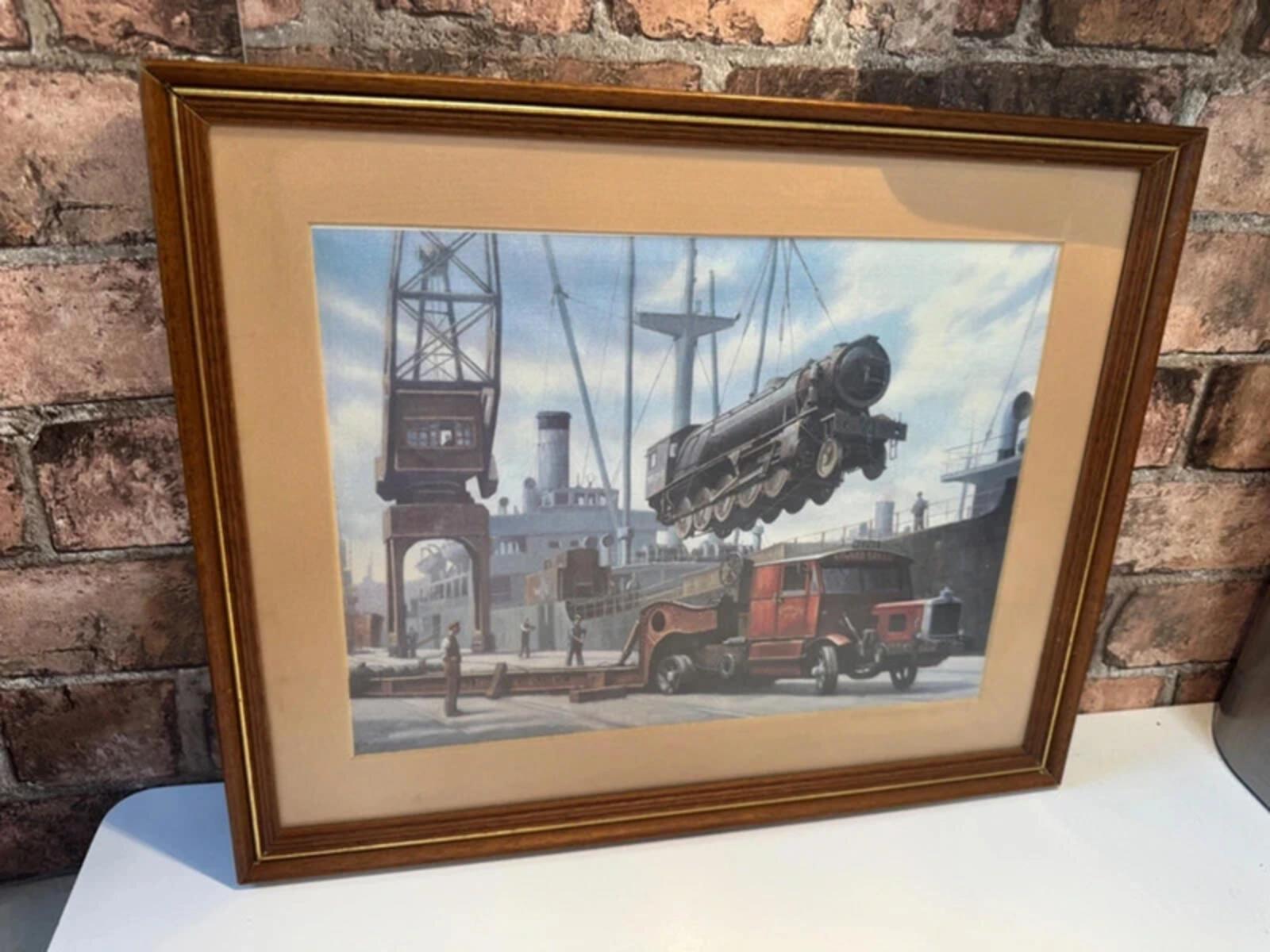 Mike Jefferies 'Scammell' Framed Canvas Print