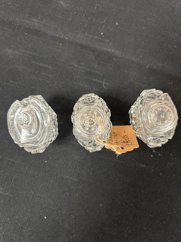 Bohemian Crystal Cruet Set