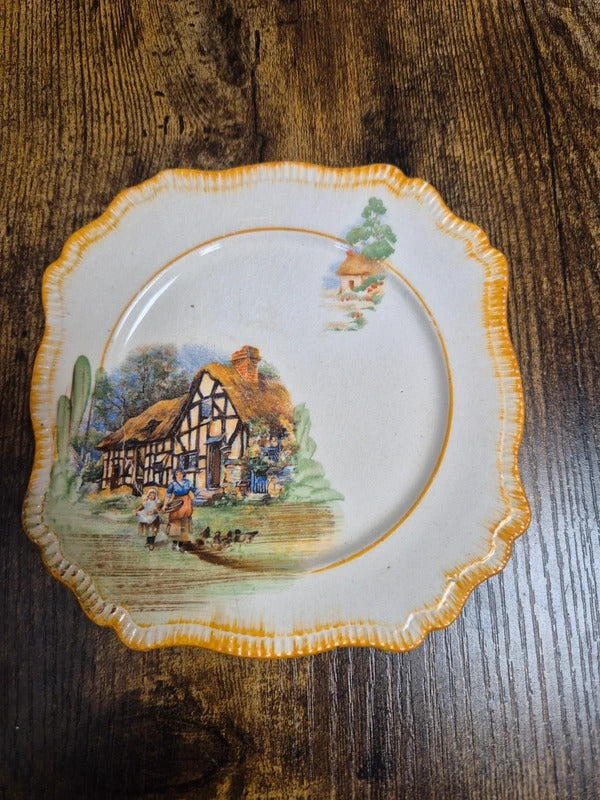 Alfred Meakin 'anne hathaway cottage' Plate