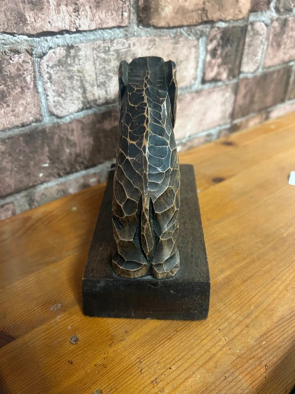 Hand Carved Elephant Ornament