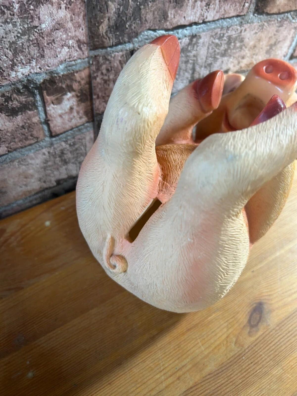 Pink Pig Wine Bottle Holder & Piggy Bank