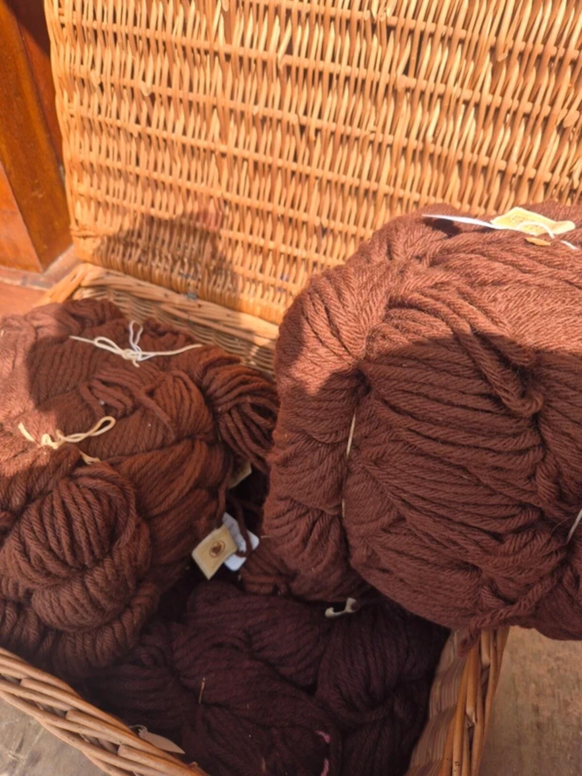 Bundle of Brown Rug Wool
