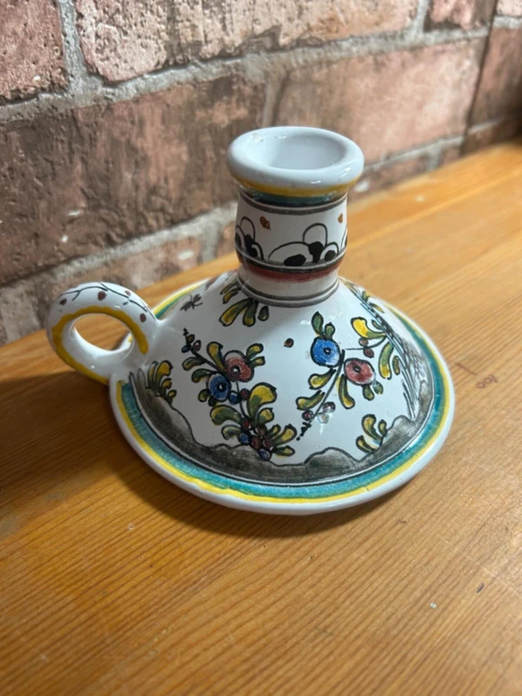 Portugese Ceramic Candle Holder