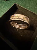 Sterling Silver Band Ring - Size O - 6g