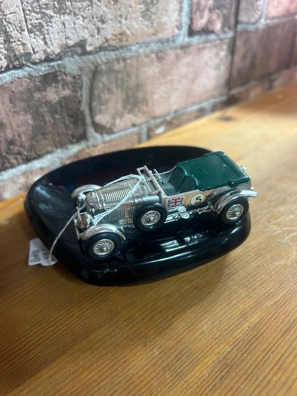 Bentley Birkin Litre 1920 Chrome Model on Base
