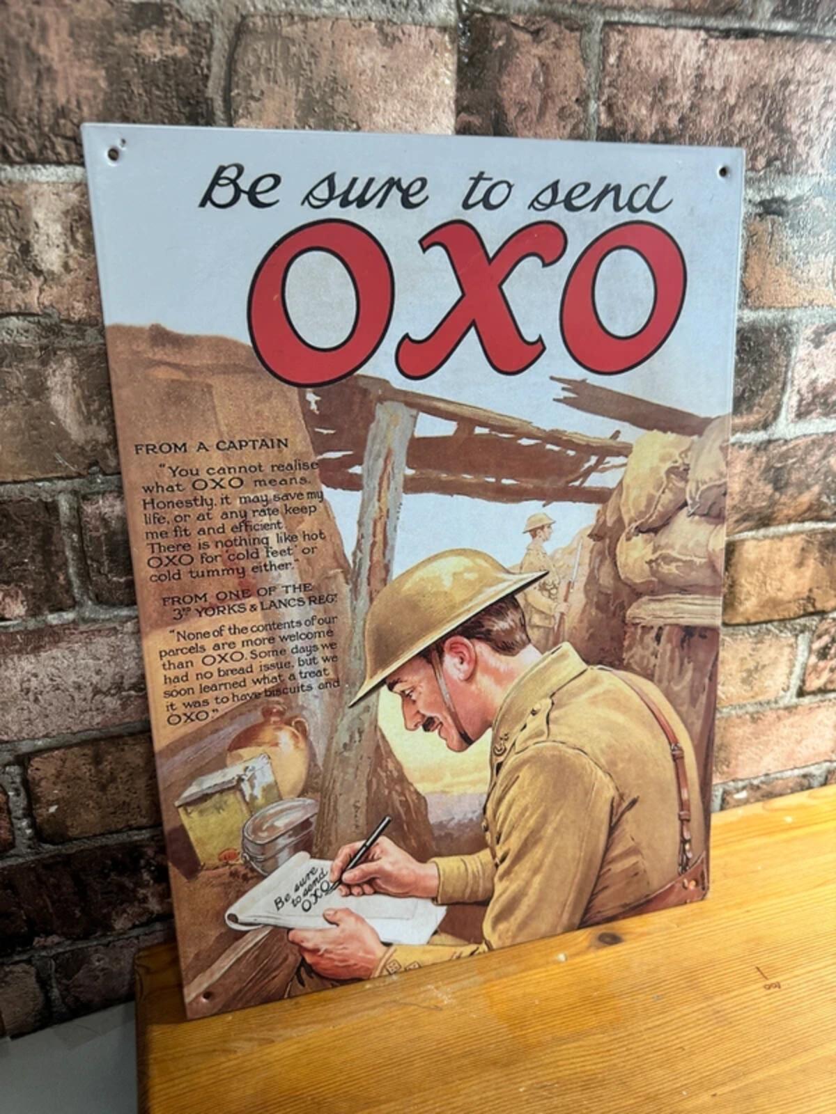 Vintage OXO Advertising Sign