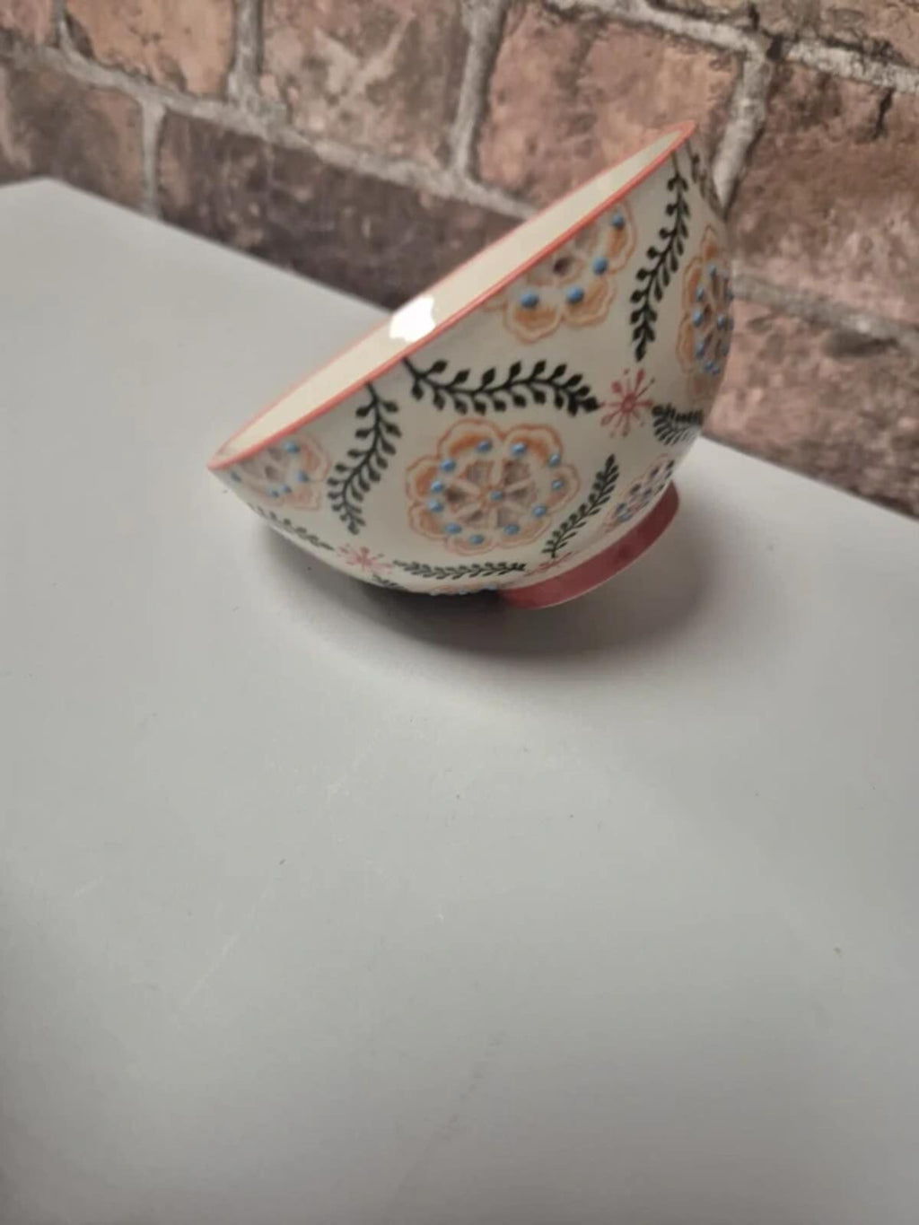 Pair of Moroccan Patterned Bowls