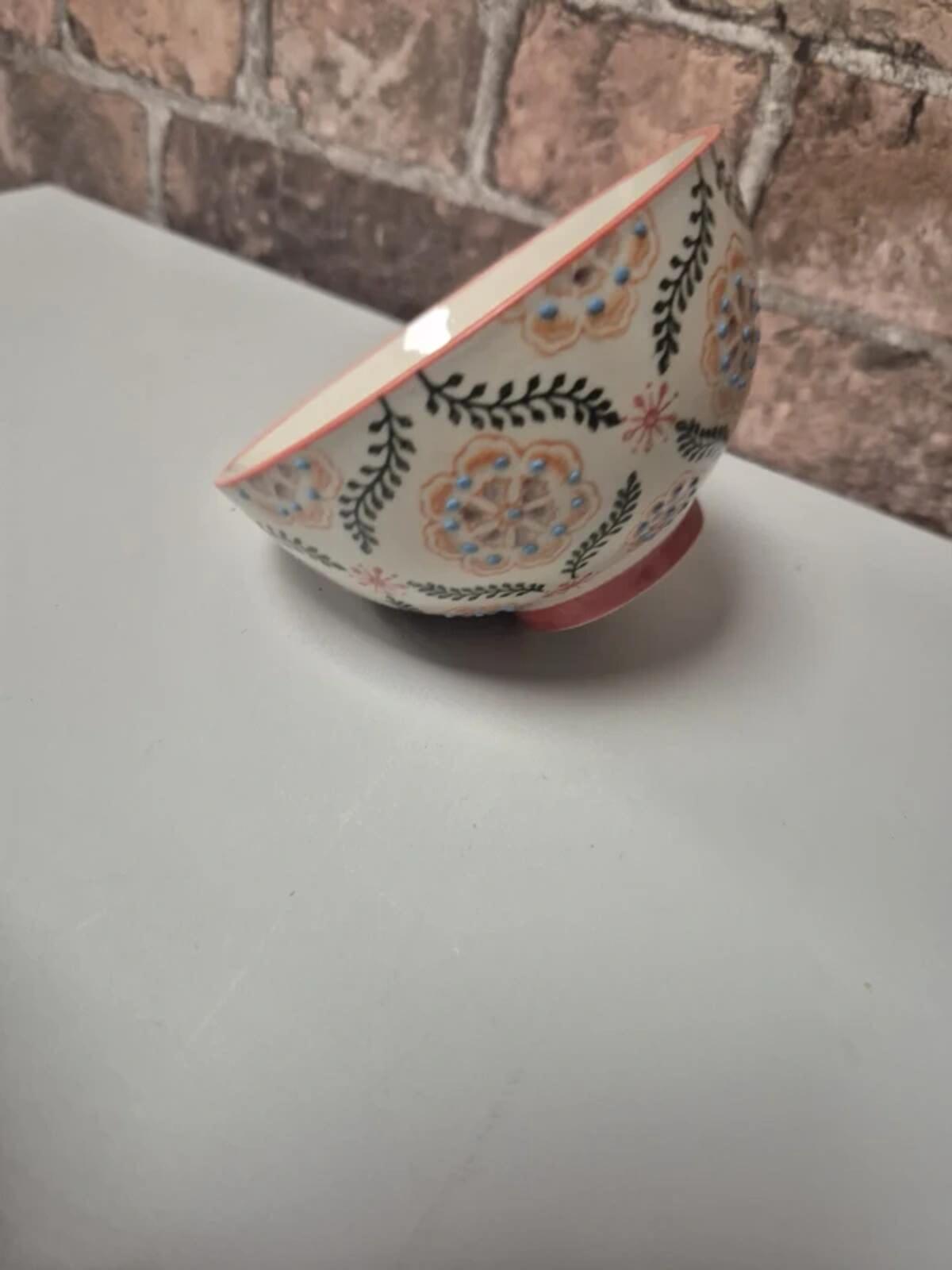 Pair of Moroccan Patterned Bowls