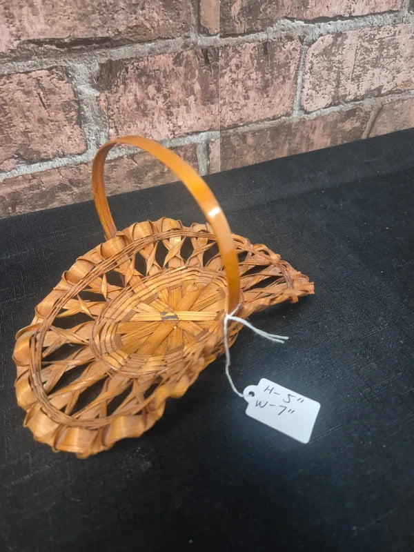small wicker decorative basket
