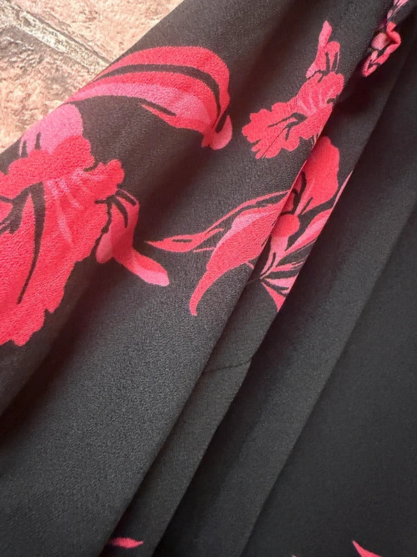 JD Williams Pink and Black Dress - Size 24