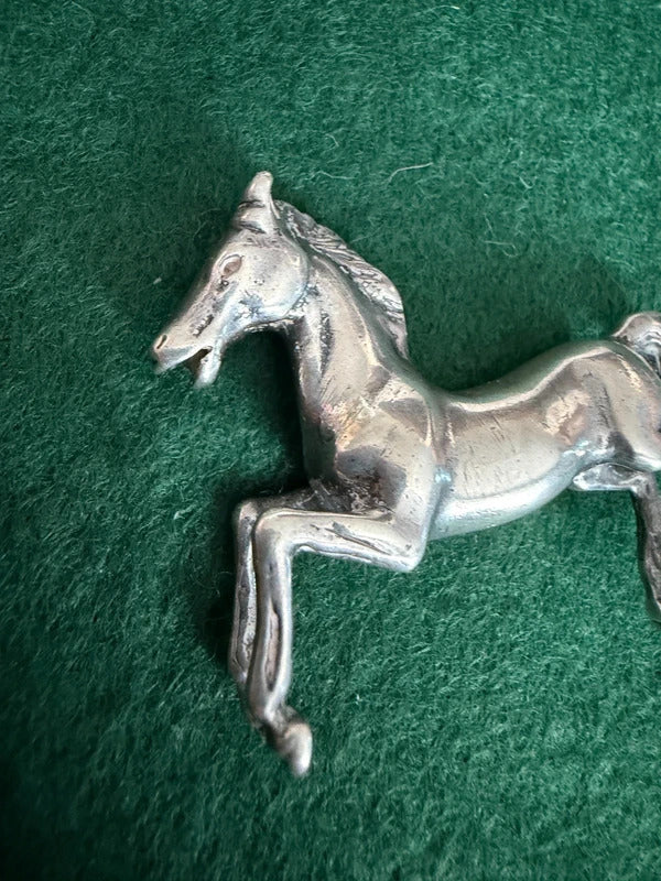 Antique Sterling Silver Horse Ornament