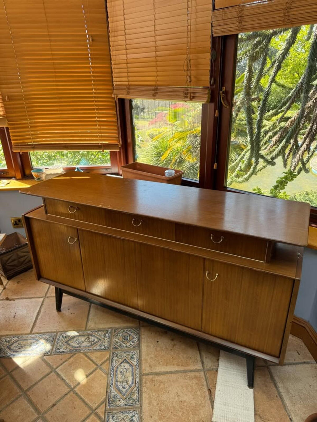 G Plan Librenza Tola and Black Mid Century Vintage Sideboard