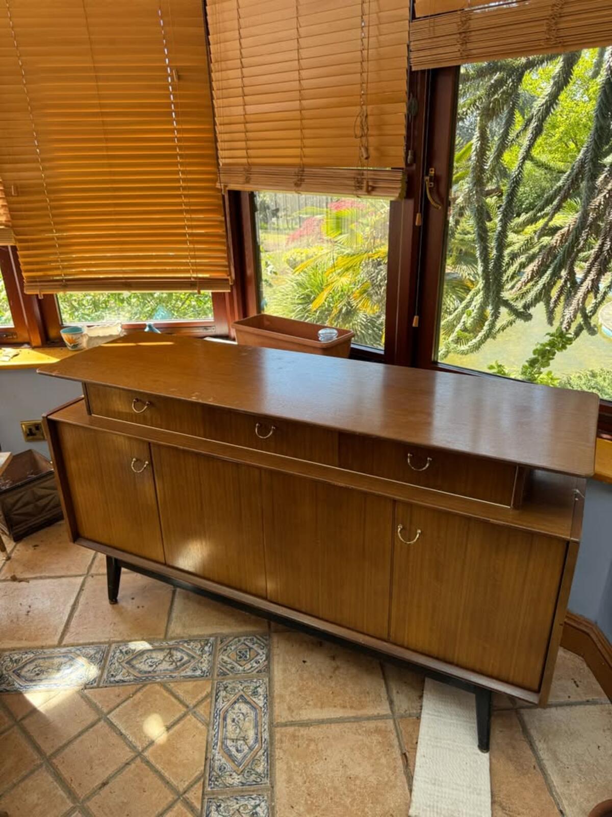 G Plan Librenza Tola and Black Mid Century Vintage Sideboard