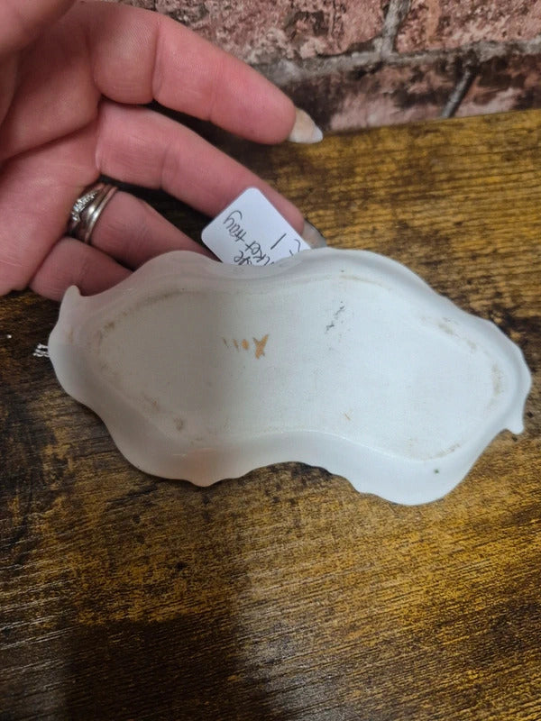 Vintage floral trinket tray
