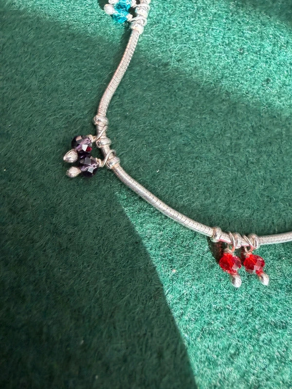 Sterling Silver Beaded Necklace