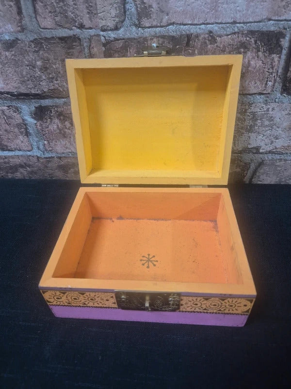 Bohemian style vintage box
