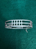 Sterling Silver Vintage Hinged Gate Bangle