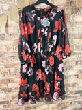 JD Williams Floral Midi Dress - Size 24