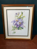 Vintage Clematis Painting