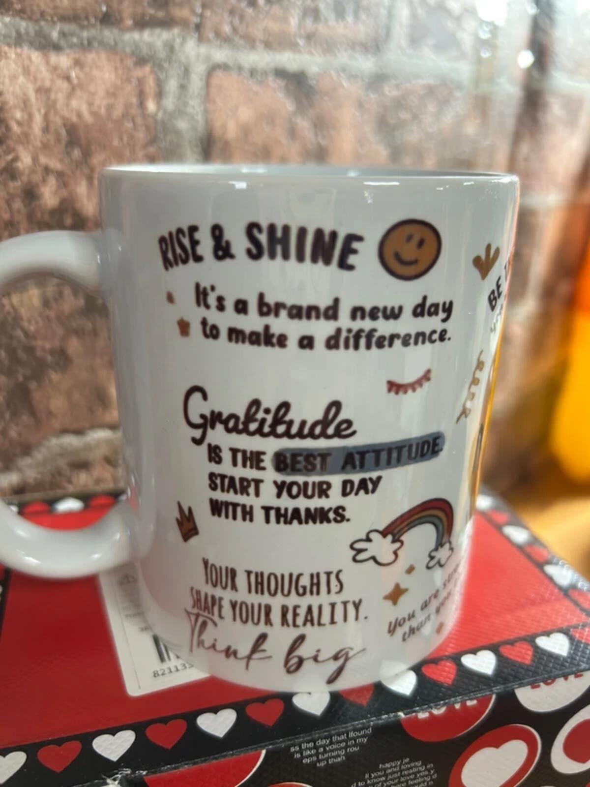 Morning Quote Mug