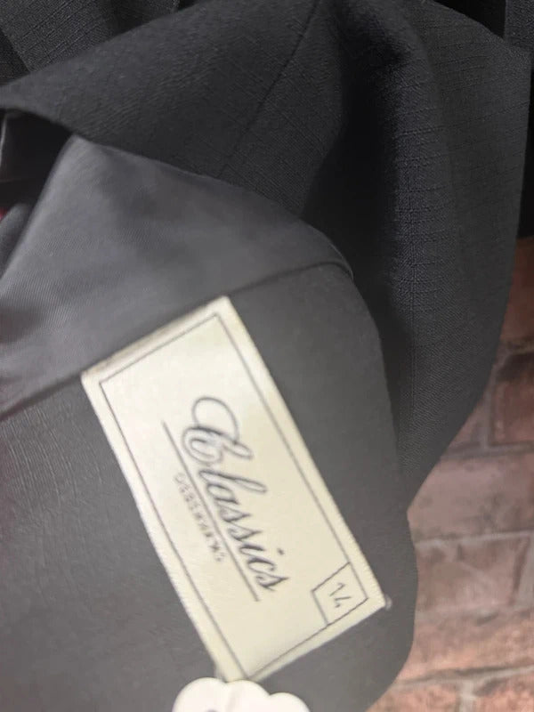 Debenhams Black Blazer - Size 14