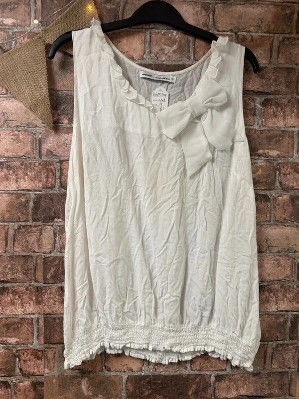 Next White Top - Size 14