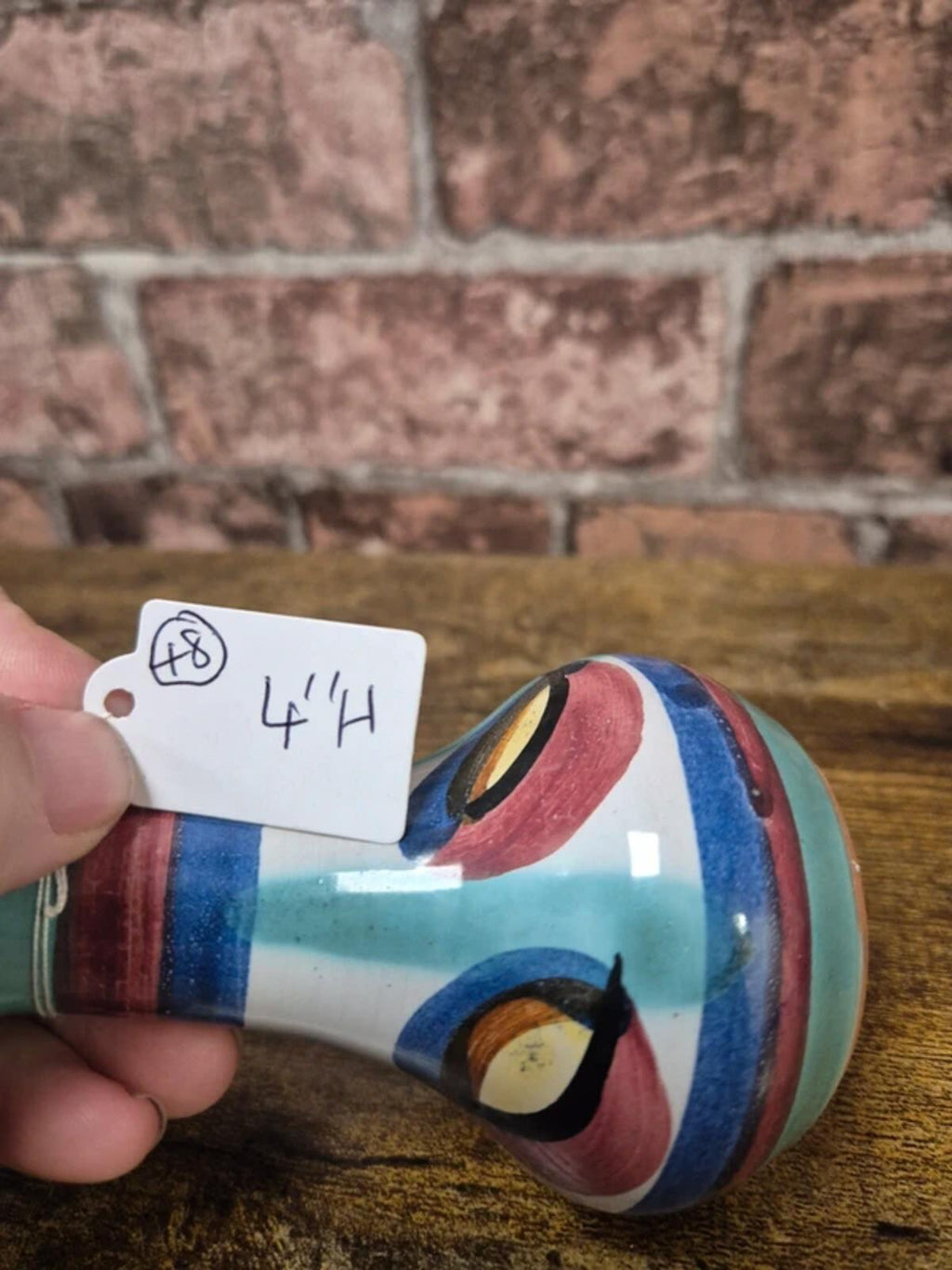 Small pattern cornish vase