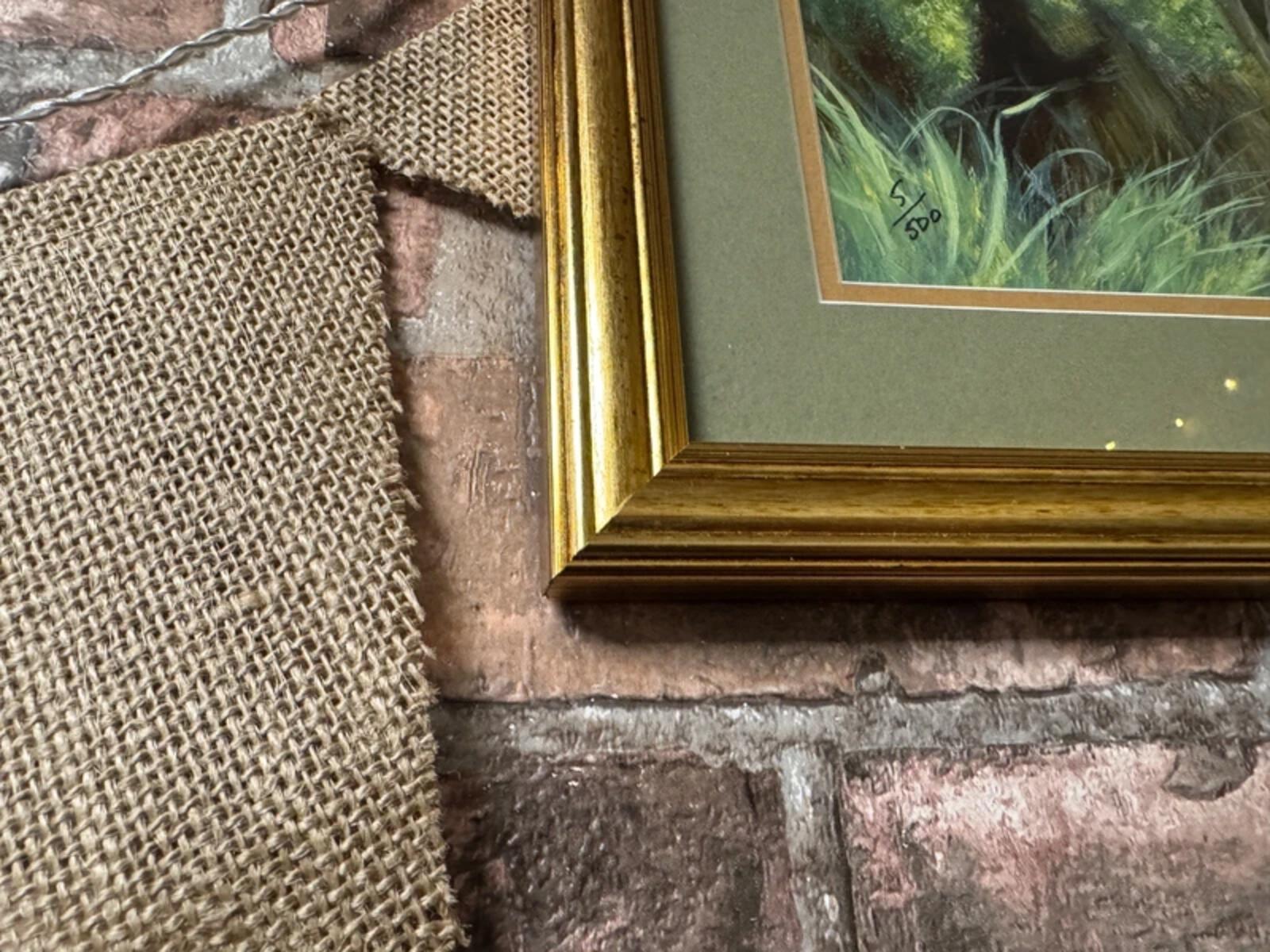 Jane Harvey "Hedgehogs" Gold Framed Limited Edition Print