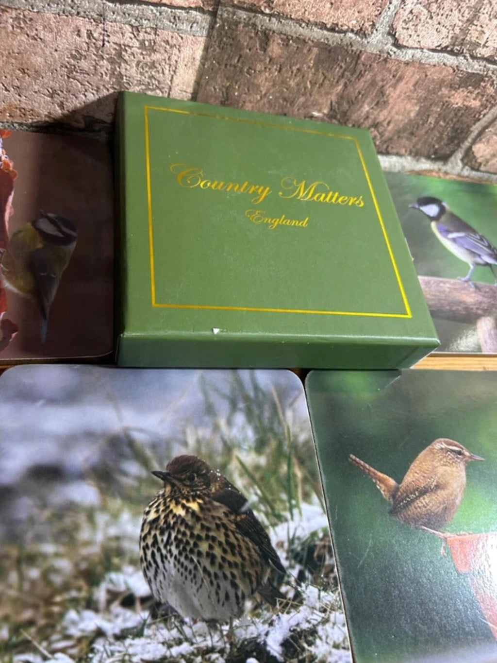 Country Matters Coasters x4