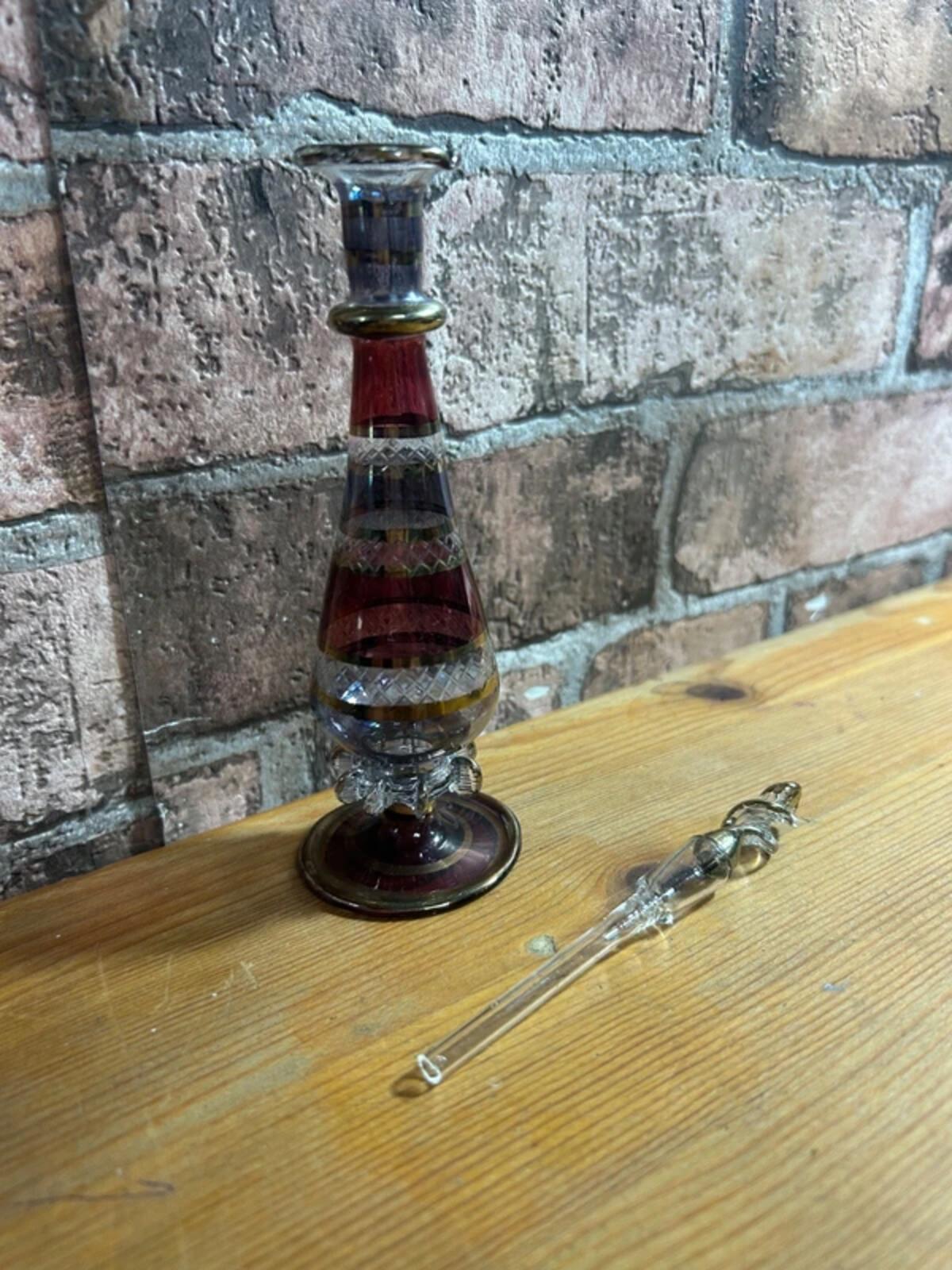 Egyptian Glass Style Perfume Bottle
